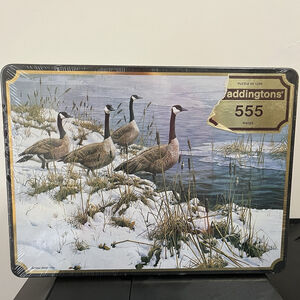 Waddingtons 555 Puzzle Sealed In Tin Gold Ribbon Collectables 104-1 CANADA GEESE